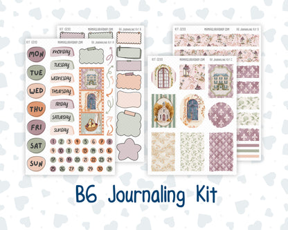 Kit 0293 - B6 - For Sterling Ink And More - Journaling Daily Kit - September - Fleur de Provence