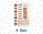 Kit 0296 - B6 - For Sterling Ink And More - Journaling Daily Kit - September - Coffee Break