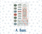Kit 0245 - B6 - For Sterling Ink And More - Journaling Daily Kit - December - Vintage Christmas