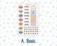Kit 0270 - B6 - For Sterling Ink And More - Journaling Daily Kit - June - Beachside Bliss