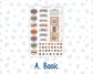 Kit 0293 - B6 - For Sterling Ink And More - Journaling Daily Kit - September - Fleur de Provence