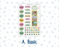 Kit 0267 - B6 - For Sterling Ink And More - Journaling Daily Kit - May - Flowers For Mama