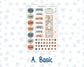 Kit 0300 - B6 - For Sterling Ink And More - Journaling Daily Kit - October - Autumn Stroll