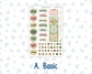 Kit 0295 - B6 - For Sterling Ink And More - Journaling Daily Kit - September - Apple Harvest