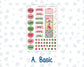 Kit 0276 - B6 - For Sterling Ink And More - Journaling Daily Kit - July - Melon Crush