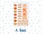 Kit 0241 - B6 - For Sterling Ink And More - Journaling Daily Kit - November - Pumpkin Latte