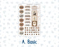 Kit 0303 - B6 - For Sterling Ink And More - Journaling Daily Kit - November - Into The Woods