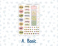 Kit 0280 - B6 - For Sterling Ink And More - Journaling Daily Kit - Half Past Six In August