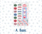 Kit 0306 - B6 - For Sterling Ink And More - Journaling Daily Kit - December - Jolly Mischief