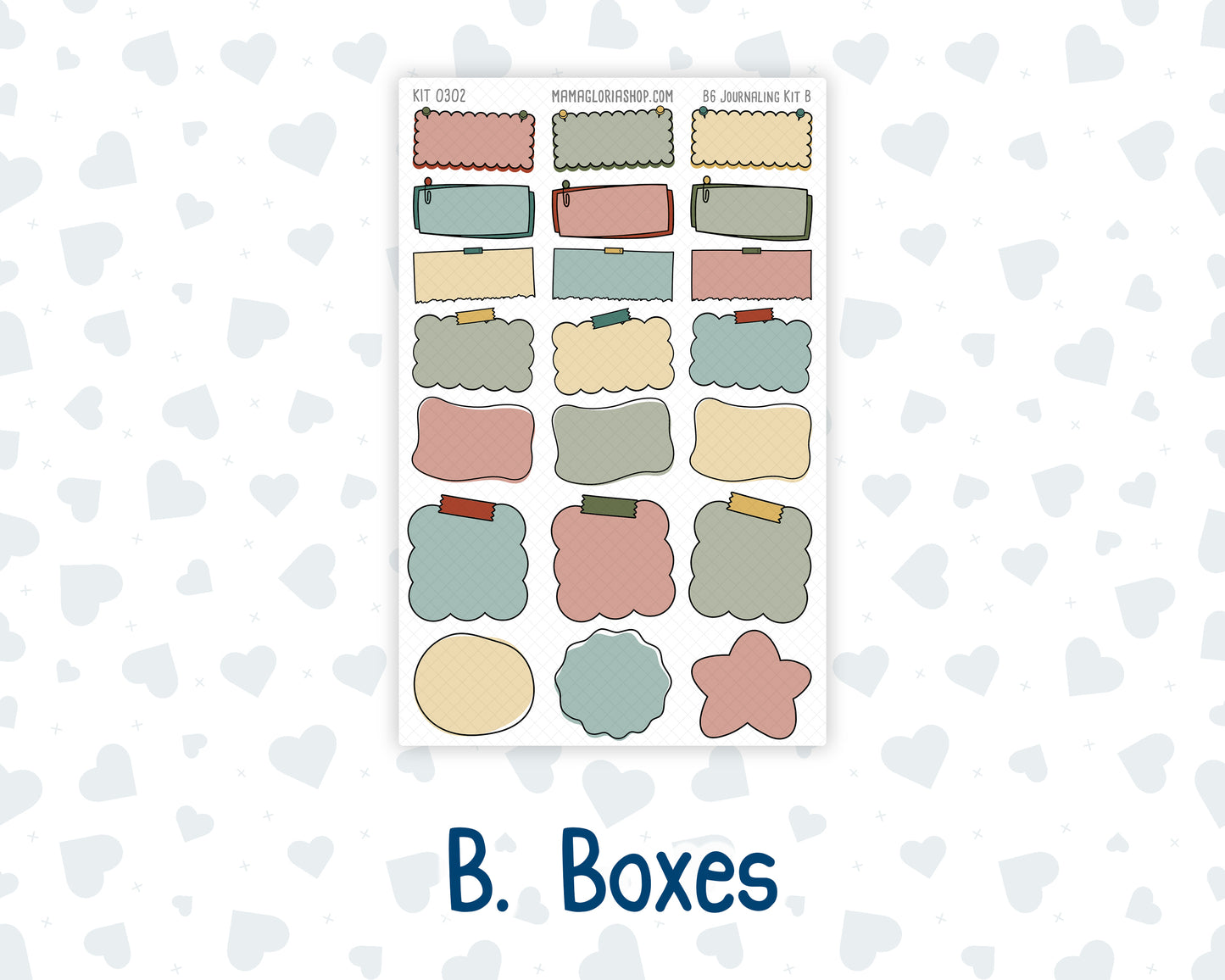 Kit 0302 - B6 - For Sterling Ink And More - Journaling Daily Kit - November - Thankful Season
