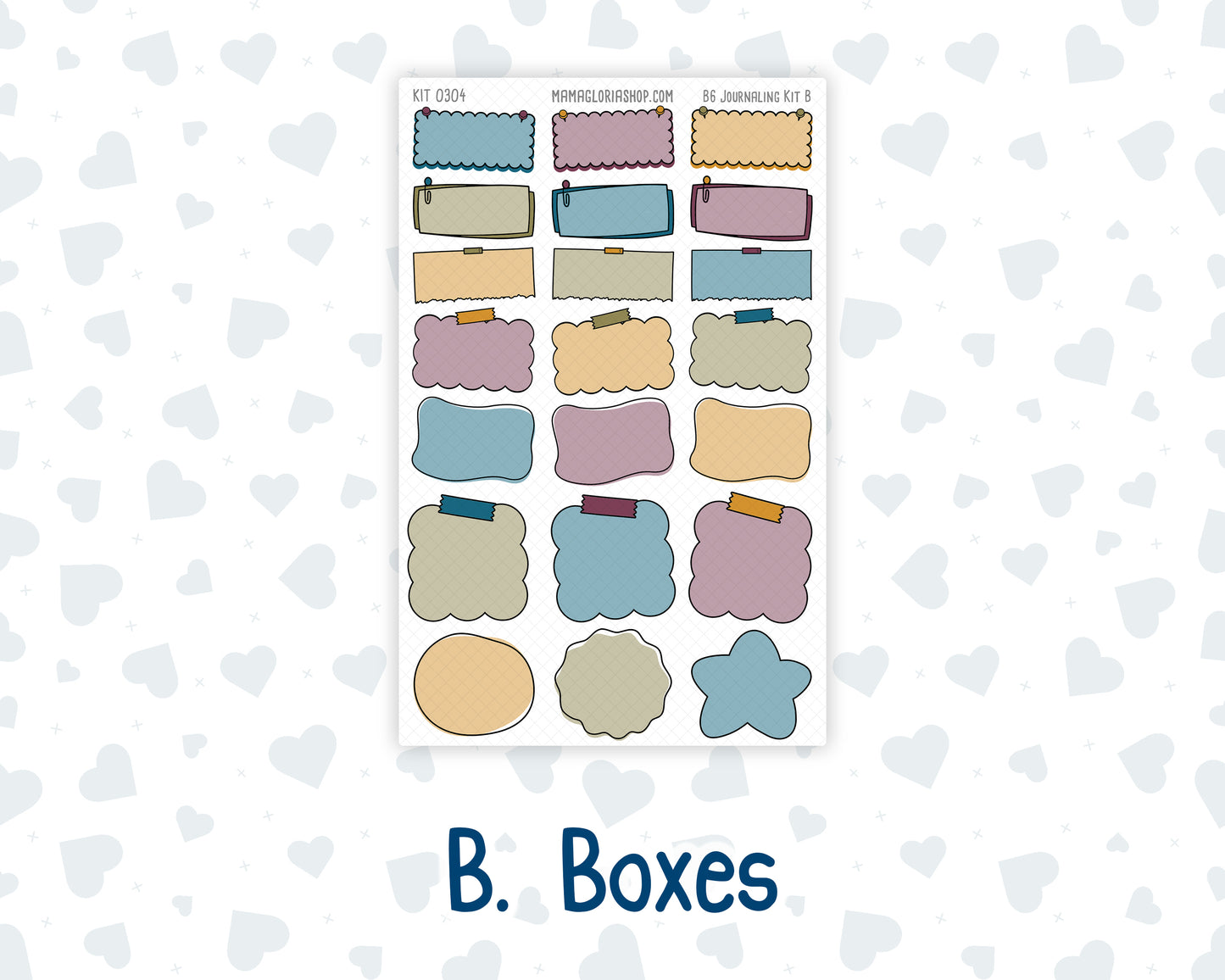 Kit 0304 - B6 - For Sterling Ink And More - Journaling Daily Kit - November - Autumn In Bloom