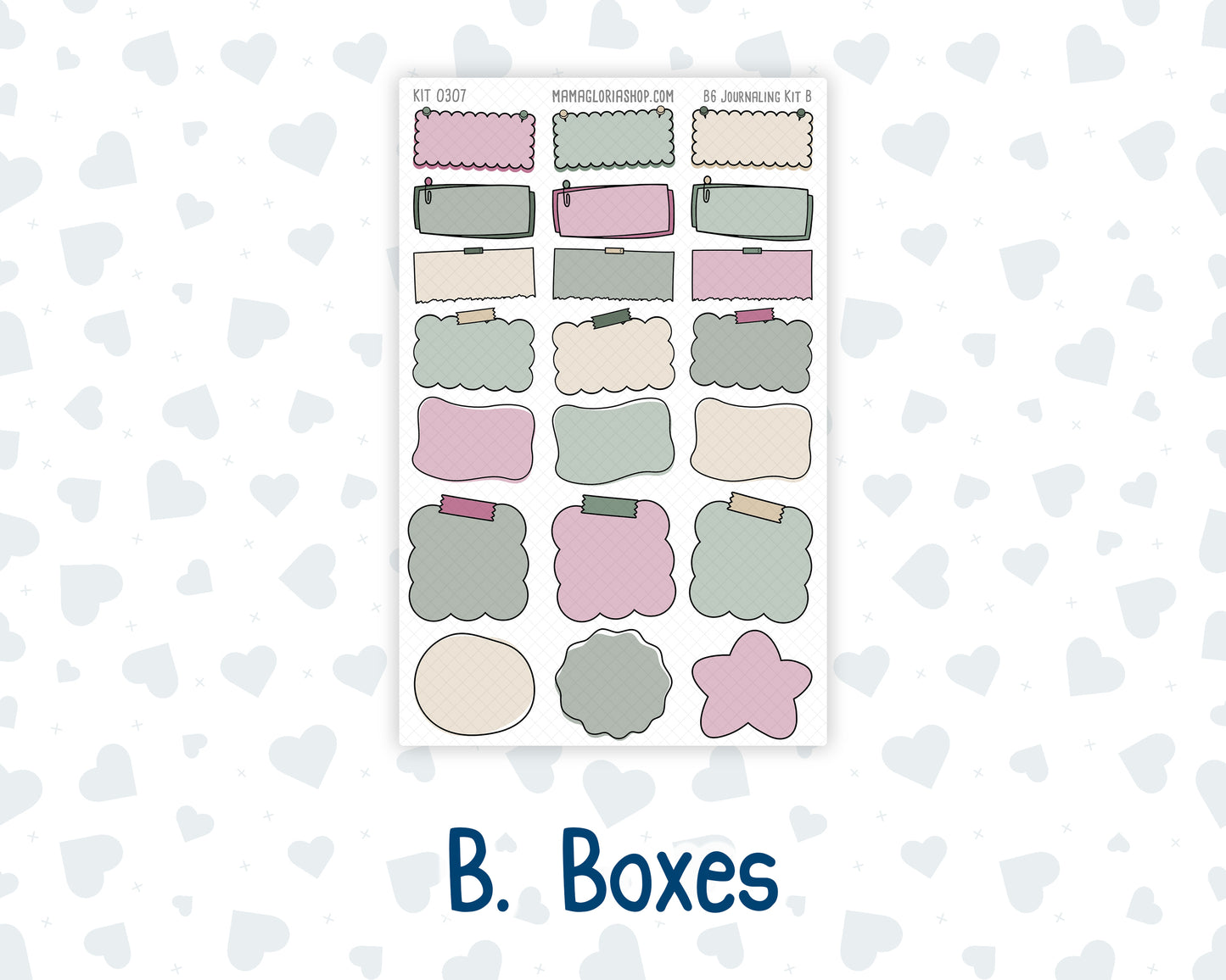 Kit 0307 - B6 - For Sterling Ink And More - Journaling Daily Kit - December - Velvet Hearth