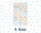 Kit 0222 - B6 - For Sterling Ink And More - Journaling Daily Kit - June - Beach Day