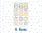 Kit 0265 - B6 - For Sterling Ink And More - Journaling Daily Kit - May - Honeybee Sky