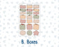 Kit 0298 - B6 - For Sterling Ink And More - Journaling Daily Kit - October - Velvet Bloom