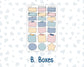 Kit 0248 - B6 - For Sterling Ink And More - Journaling Daily Kit - January - Midnight Countdown