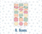 Kit 0271 - B6 - For Sterling Ink And More - Journaling Daily Kit - June - Strawberry Shore