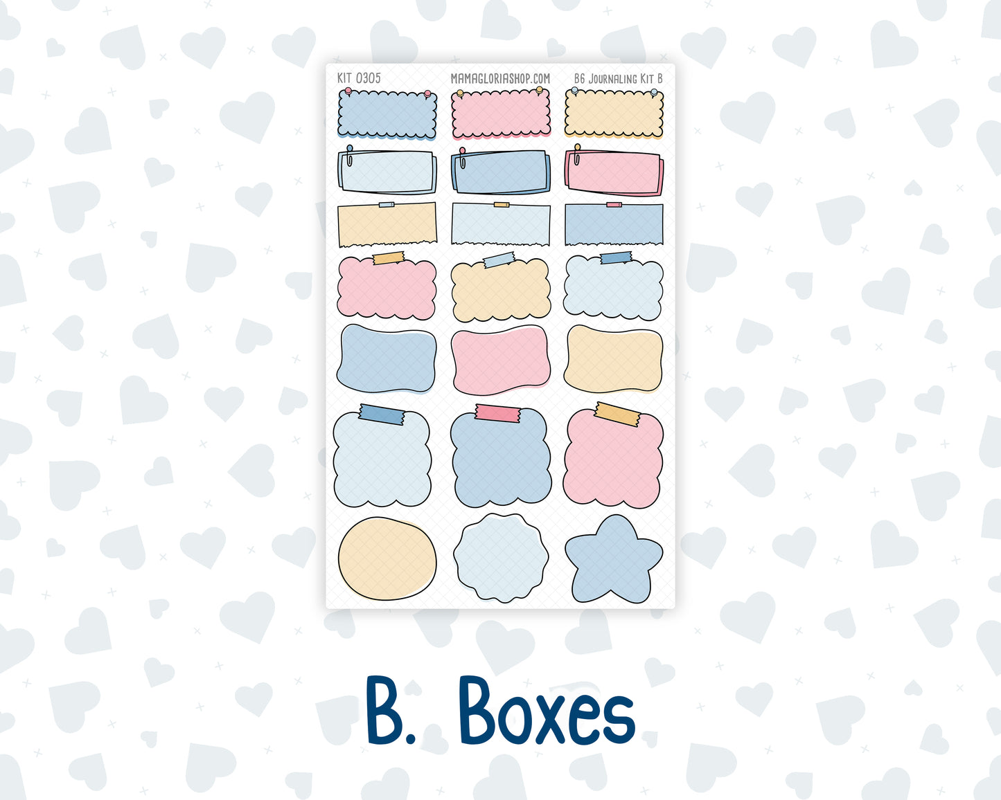 Kit 0305 - B6 - For Sterling Ink And More - Journaling Daily Kit - December - Sugarplum Parade