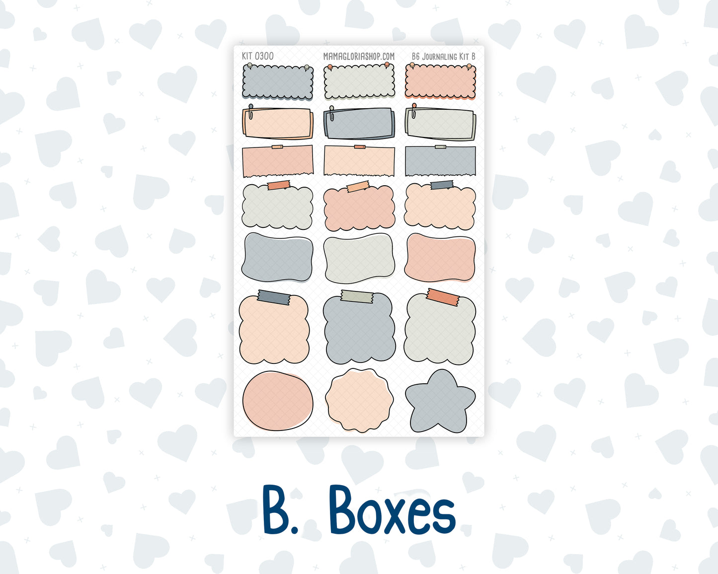 Kit 0300 - B6 - For Sterling Ink And More - Journaling Daily Kit - October - Autumn Stroll
