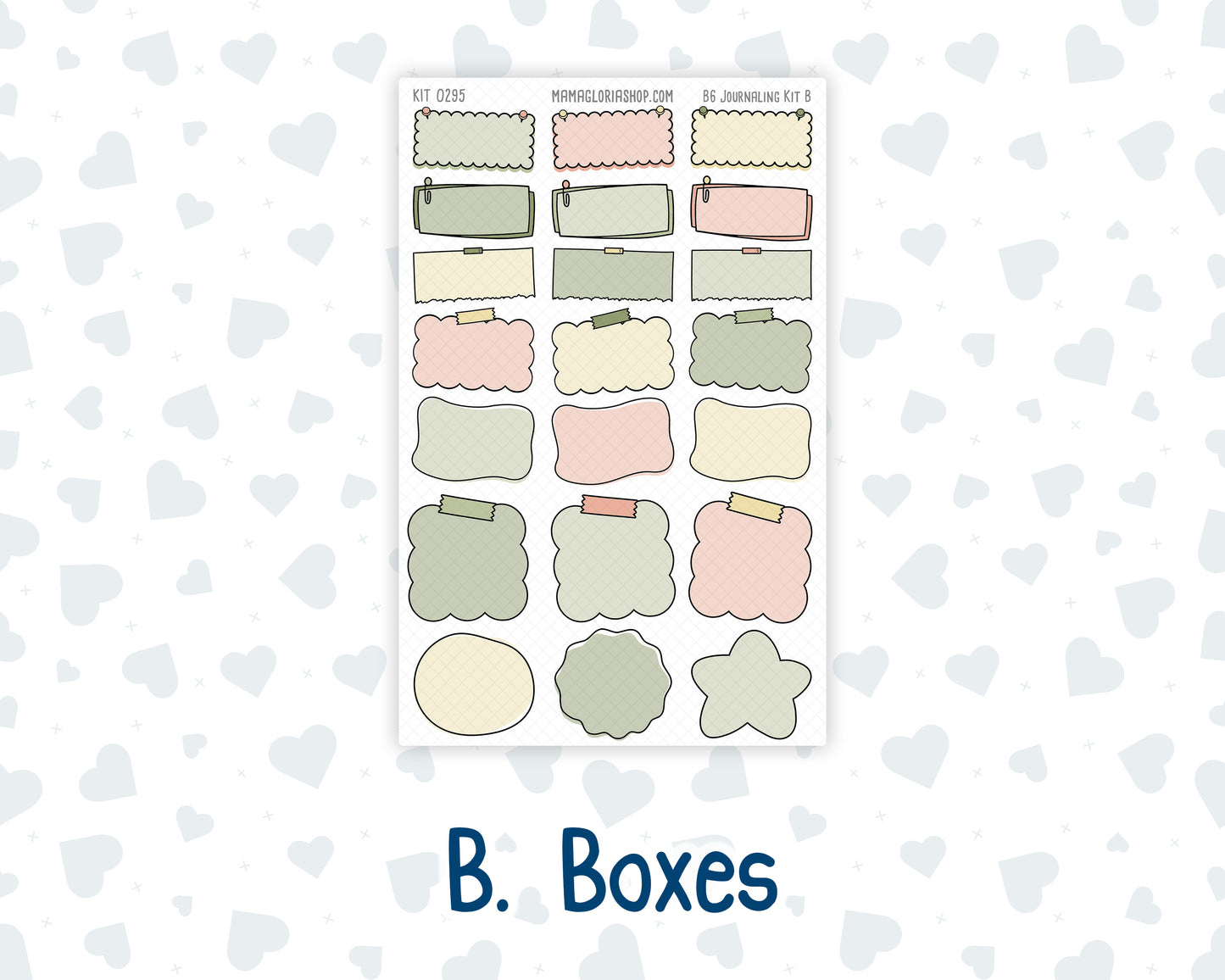 Kit 0295 - B6 - For Sterling Ink And More - Journaling Daily Kit - September - Apple Harvest