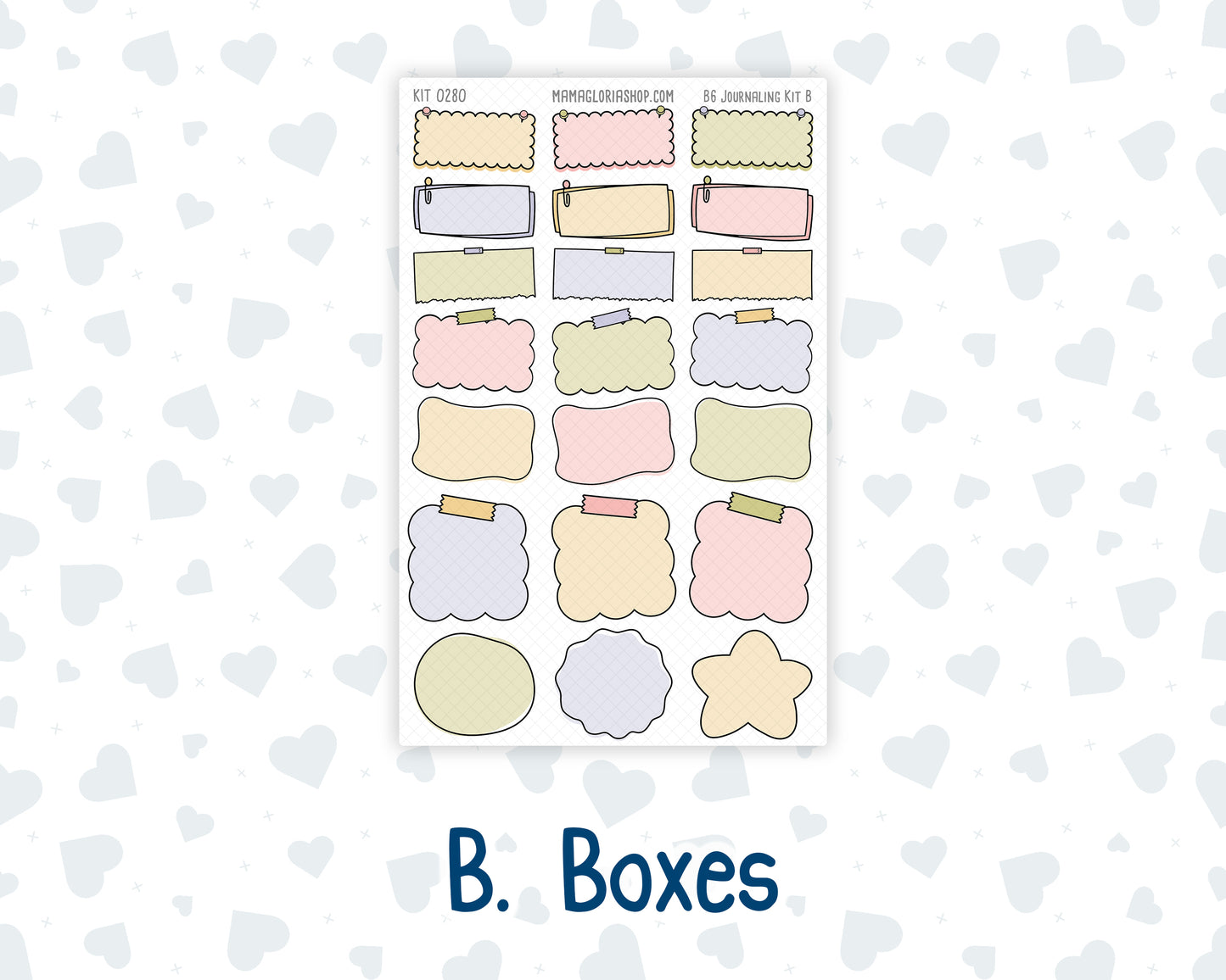 Kit 0280 - B6 - For Sterling Ink And More - Journaling Daily Kit - Half Past Six In August