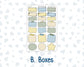 Kit 0274 - B6 - For Sterling Ink And More - Journaling Daily Kit - July - Sunny Lemon Shore