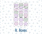 Kit 0263 - B6 - For Sterling Ink And More - Journaling Daily Kit - April - Lavender Drift