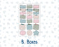 Kit 0275 - B6 - For Sterling Ink And More - Journaling Daily Kit - July - Tropical Safari Blush