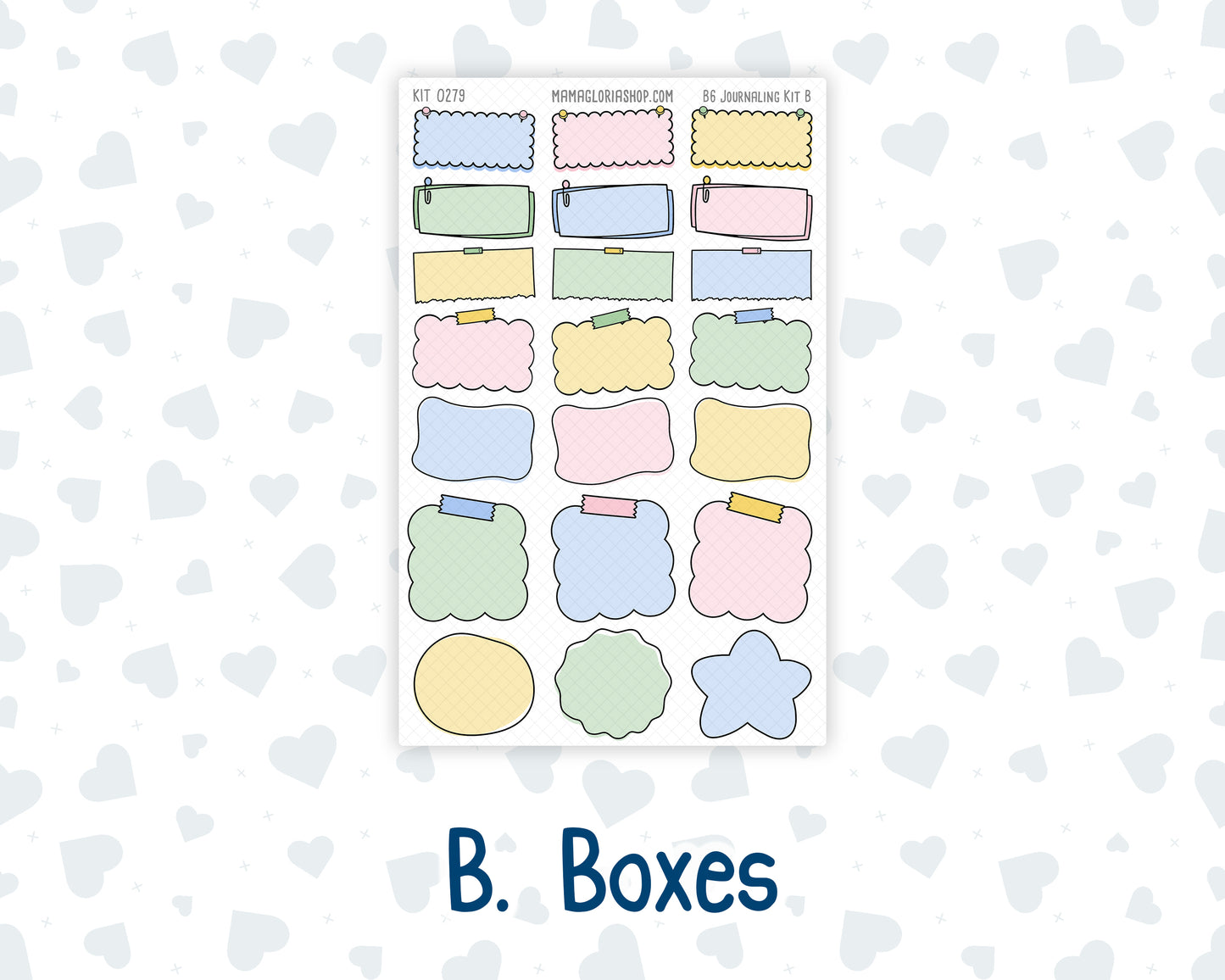 Kit 0279 - B6 - For Sterling Ink And More - Journaling Daily Kit - August - Not Ready For School