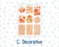 Kit 0241 - B6 - For Sterling Ink And More - Journaling Daily Kit - November - Pumpkin Latte
