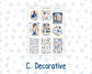 Kit 0299 - B6 - For Sterling Ink And More - Journaling Daily Kit - October - Book Nook