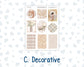 Kit 0301 - B6 - For Sterling Ink And More - Journaling Daily Kit - November - Sunday Comfort