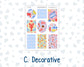 Kit 0269 - B6 - For Sterling Ink And More - Journaling Daily Kit - June - Dolce Mare