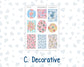 Kit 0270 - B6 - For Sterling Ink And More - Journaling Daily Kit - June - Beachside Bliss