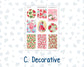 Kit 0276 - B6 - For Sterling Ink And More - Journaling Daily Kit - July - Melon Crush