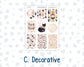 Kit 0297 - B6 - For Sterling Ink And More - Journaling Daily Kit - October - Pink Spell