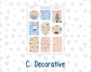 Kit 0305 - B6 - For Sterling Ink And More - Journaling Daily Kit - December - Sugarplum Parade
