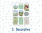 Kit 0267 - B6 - For Sterling Ink And More - Journaling Daily Kit - May - Flowers For Mama
