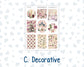 Kit 0307 - B6 - For Sterling Ink And More - Journaling Daily Kit - December - Velvet Hearth