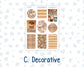 Kit 0296 - B6 - For Sterling Ink And More - Journaling Daily Kit - September - Coffee Break