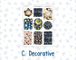 Kit 0248 - B6 - For Sterling Ink And More - Journaling Daily Kit - January - Midnight Countdown