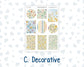 Kit 0265 - B6 - For Sterling Ink And More - Journaling Daily Kit - May - Honeybee Sky