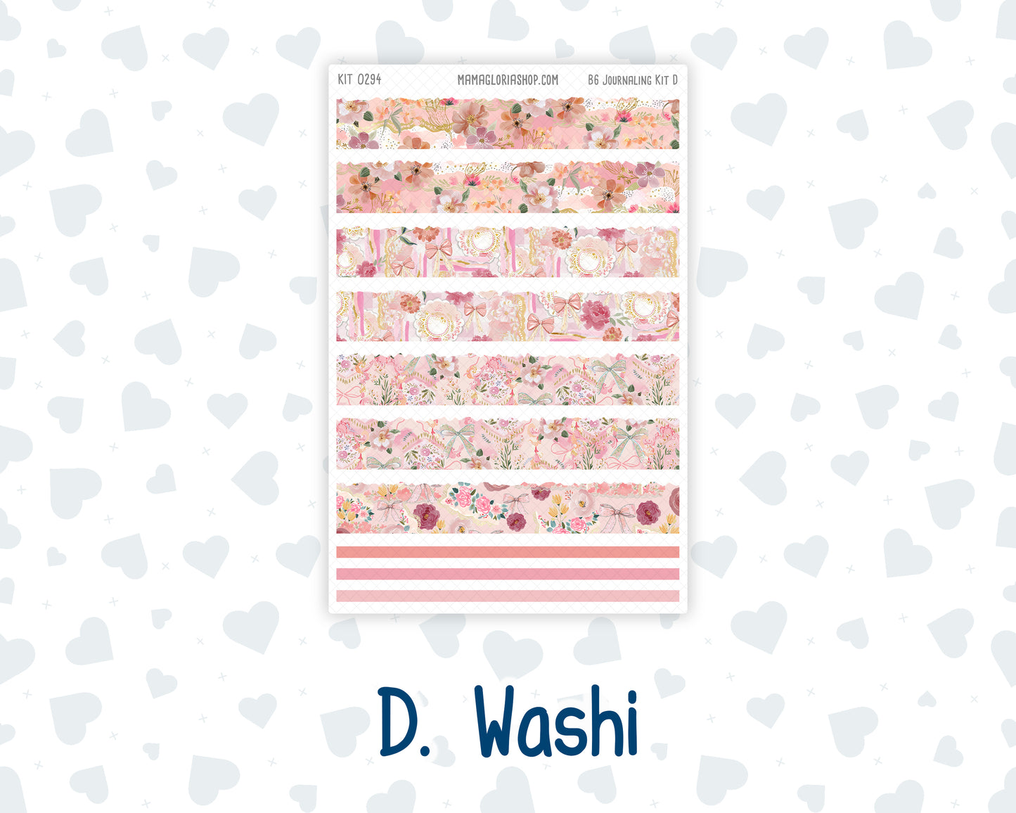 Kit 0294 - B6 - For Sterling Ink And More - Journaling Daily Kit - September - Rosy Reveria