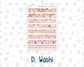 Kit 0294 - B6 - For Sterling Ink And More - Journaling Daily Kit - September - Rosy Reveria