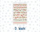 Kit 0308 - B6 - For Sterling Ink And More - Journaling Daily Kit - December - Knit & Holly