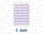 Kit 0263 - B6 - For Sterling Ink And More - Journaling Daily Kit - April - Lavender Drift