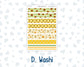 Kit 0277 - B6 - For Sterling Ink And More - Journaling Daily Kit - August - Sunflower Drama Club