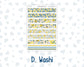 Kit 0274 - B6 - For Sterling Ink And More - Journaling Daily Kit - July - Sunny Lemon Shore