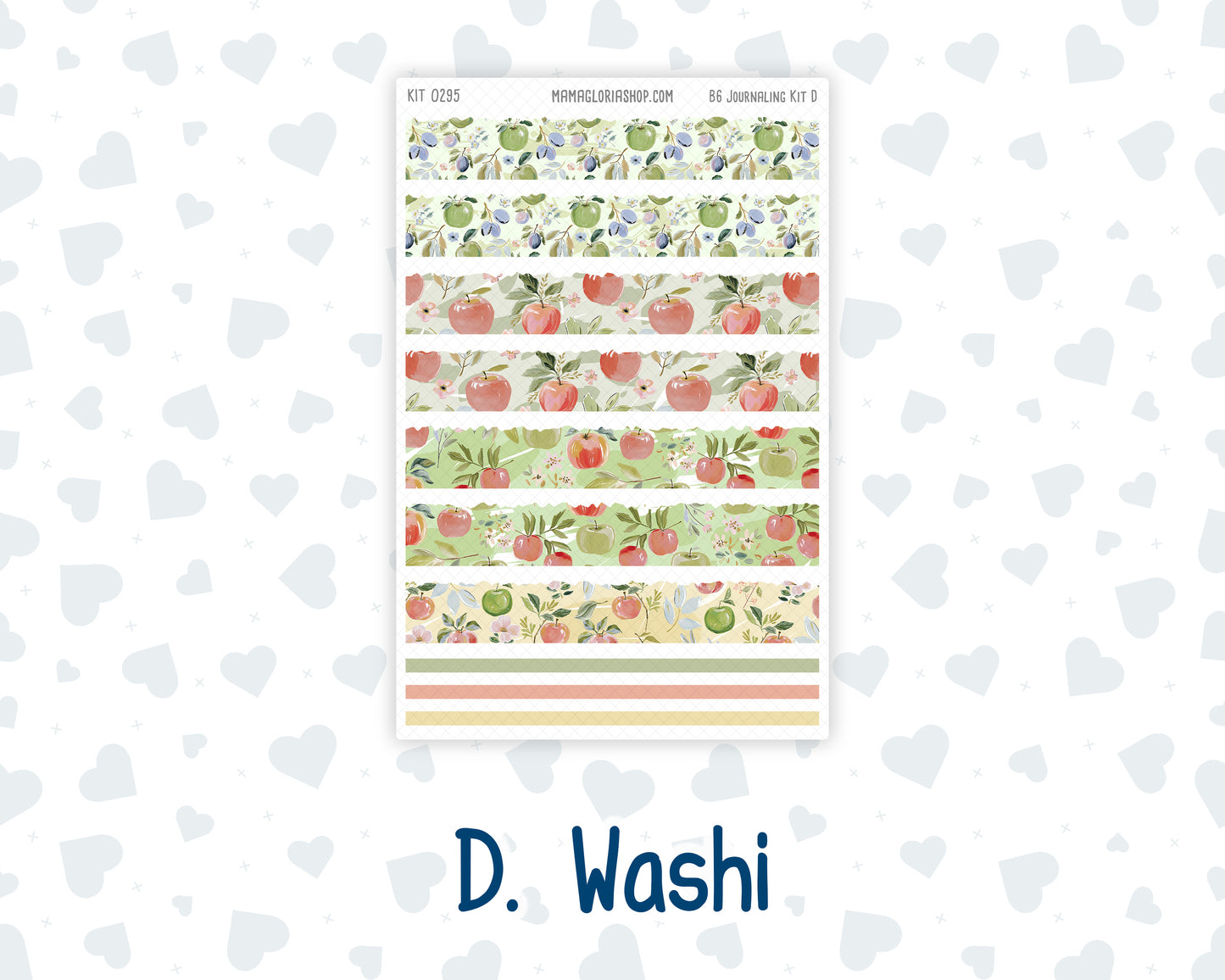 Kit 0295 - B6 - For Sterling Ink And More - Journaling Daily Kit - September - Apple Harvest