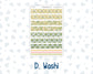Kit 0280 - B6 - For Sterling Ink And More - Journaling Daily Kit - Half Past Six In August